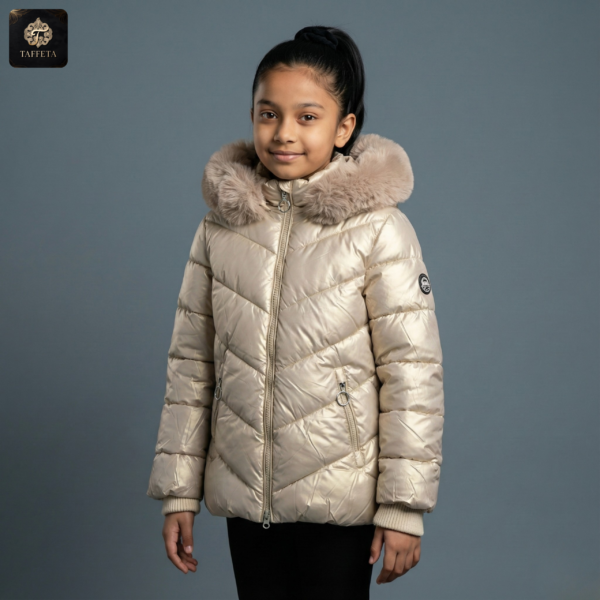 metallic series: high sheen hooded puffer jackets metallic series: high sheen hooded puffer jackets