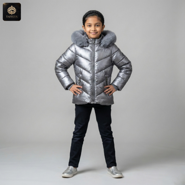 metallic series: high sheen hooded puffer jackets metallic series: high sheen hooded puffer jackets