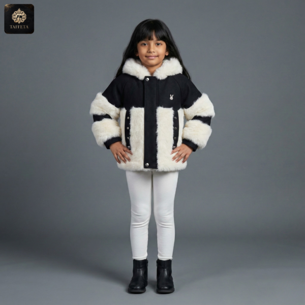 korean exclusive: girls luxury faux fur winter coats