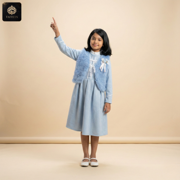 premium winter elegance long frock