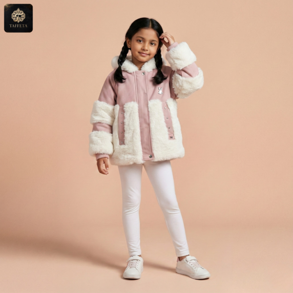 korean exclusive: girls luxury faux fur winter coats