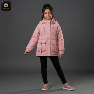 girls' premium hooded winter jacket collection